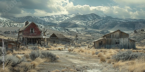 This is a ghost town near Virginia City.