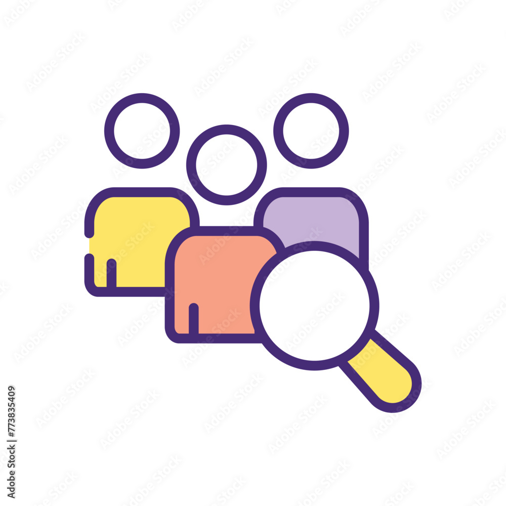 Human Resources vector icon design Human Resources vector icon design
