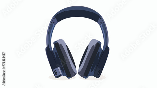 Wireless headphones illustration vector on white background