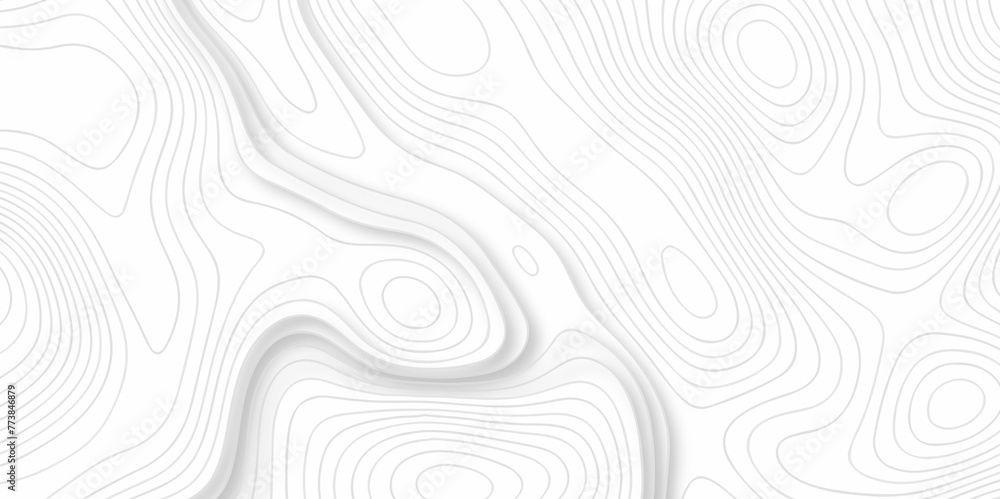 Lines map seamless topographic contour lines vector pattern. Geographic map and topographic contours map background. Vector illustration. White wave paper reliefs.
Lines map seamless topographic contour lines vector pattern. Geographic map and topographic contours map background. Vector illustration. White wave paper reliefs.