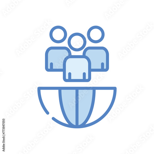 Outsourcing vector icon design