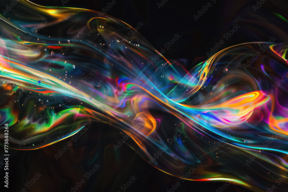 Fototapeta premium Dream Bubbles Effect Photo Overlays - Magic and Whimsical Visual Effects. Generated AI