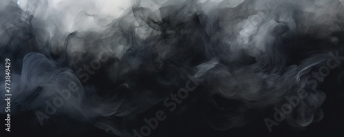 Black dark watercolor abstract background