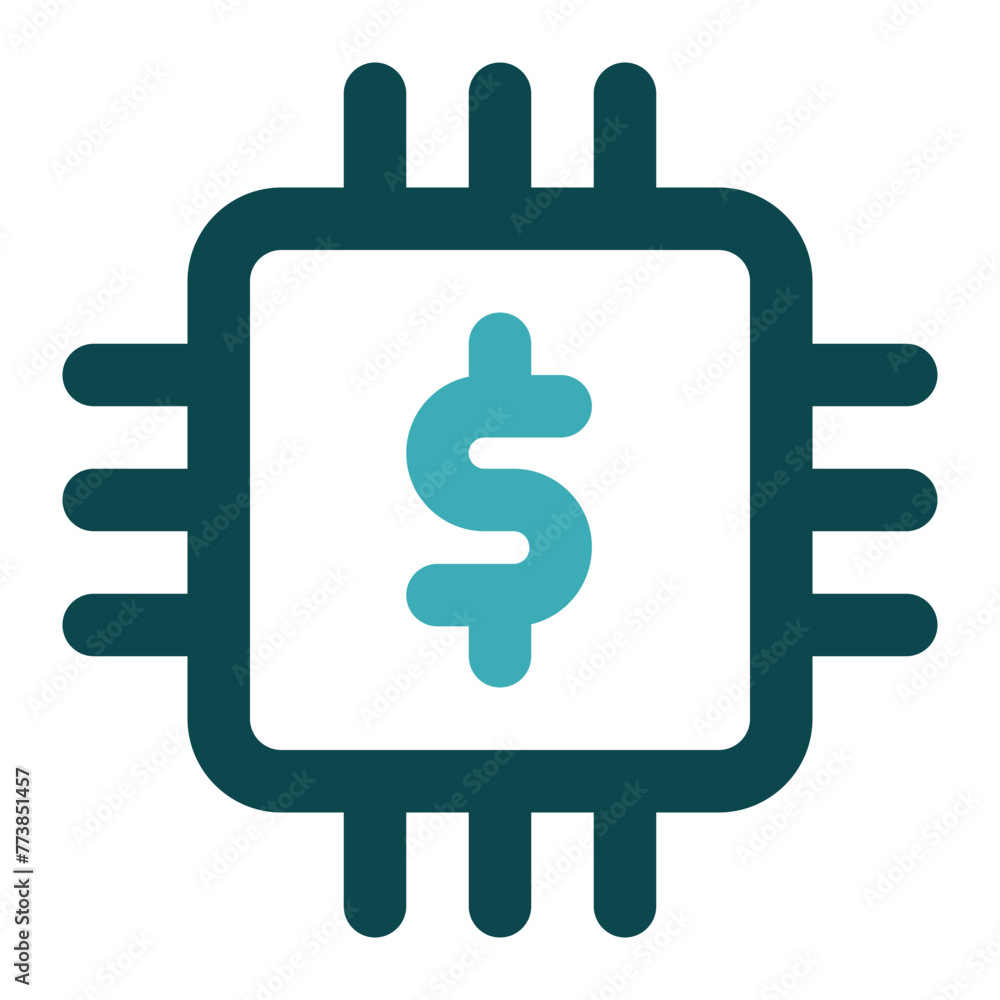 fintech icon for illustration fintech icon for illustration