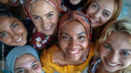Group of Young Women Standing Together
