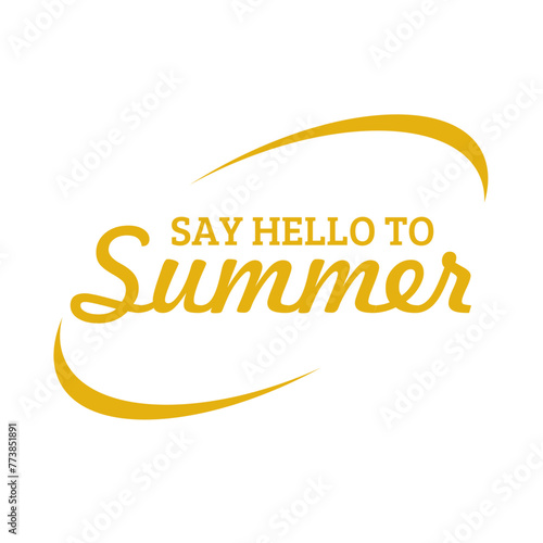 say hello to summer logo