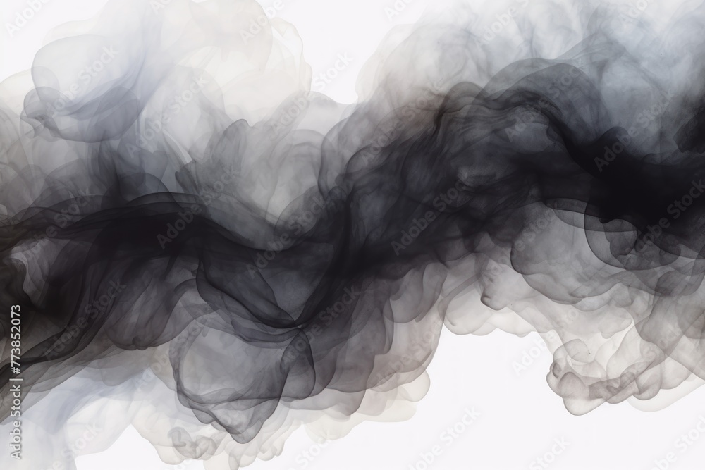 Black watercolor abstract background 