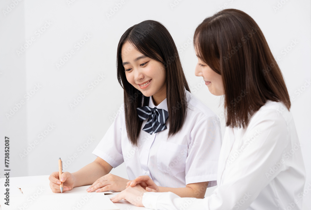 生徒と先生/個別指導/教室	
