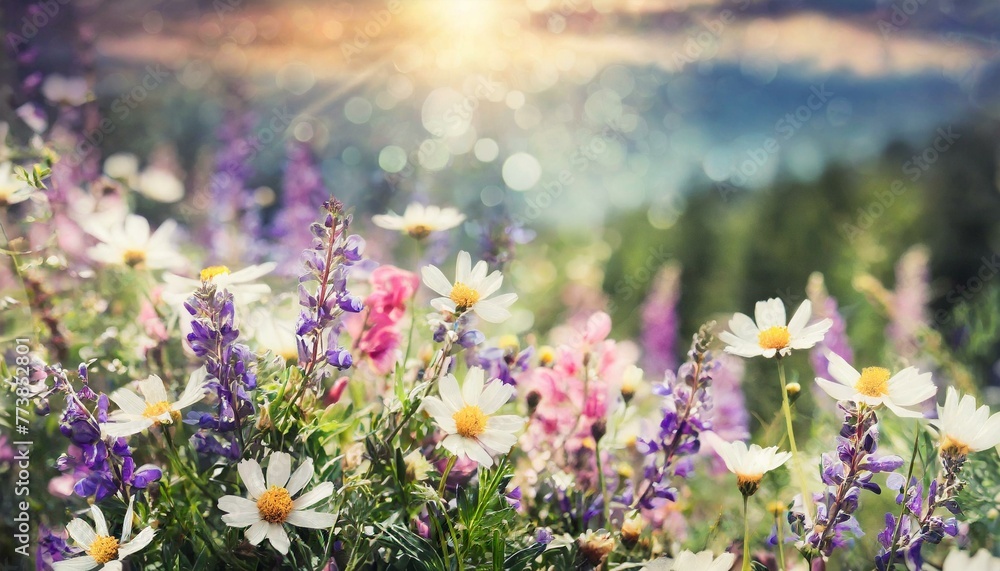 Serenity in Bloom: A Wildflower Symphony