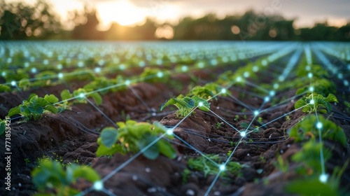 Verdant Field With Abundant Plant Growth