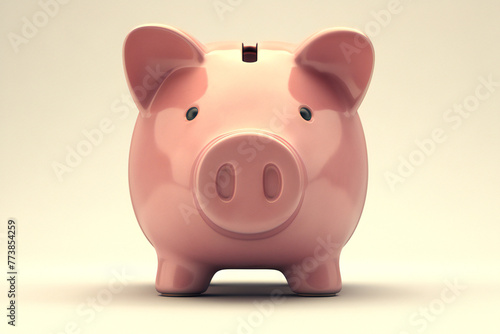 Piggy bank representing the concept of saving money and investment