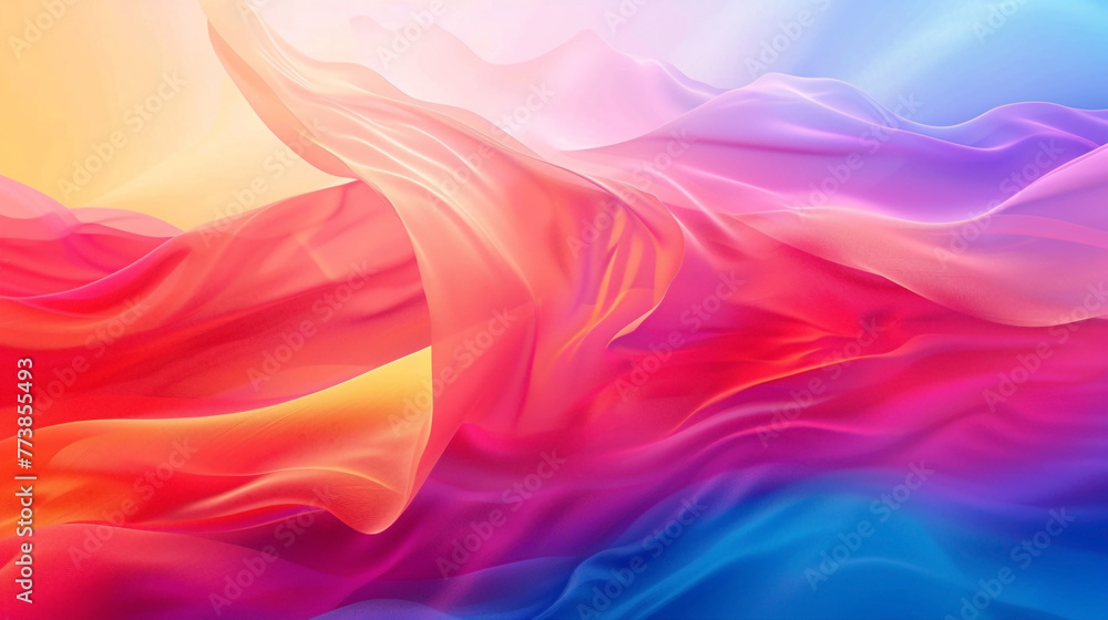 Delve into the enchanting allure of a gradient, each color a vibrant