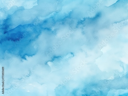 Blue watercolor abstract background © Lenhard
