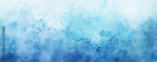 Blue watercolor abstract halftone background pattern