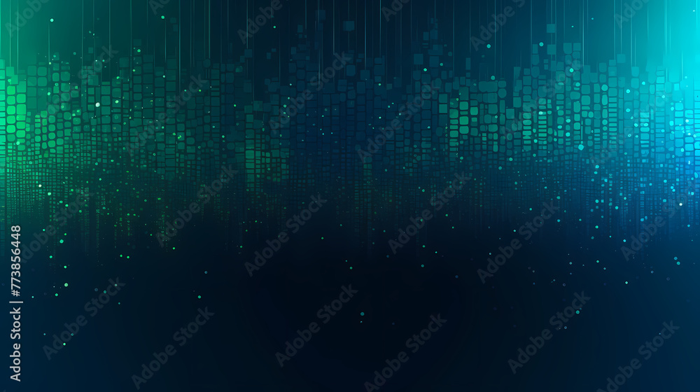Abstract blue green data half tone plus background technology vector design Abstract blue green data half tone plus background technology vector design