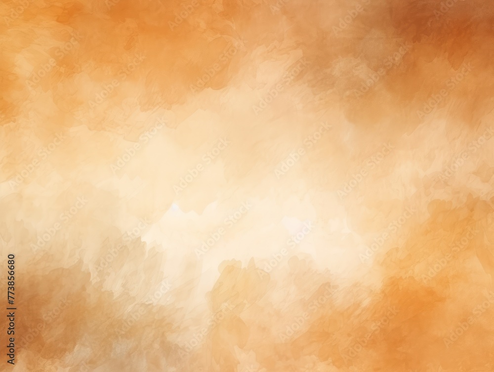 Brown light watercolor abstract background
