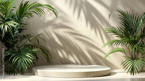 Two Plants Next to Wall