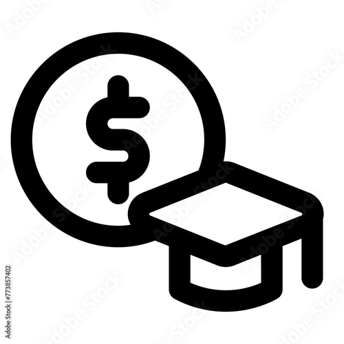 tuition icon for illustration