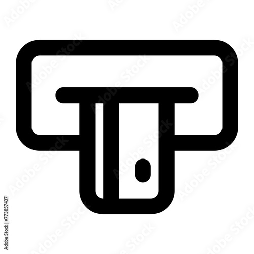 atm machine icon for illustration