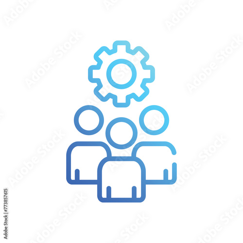 Team vector icon design