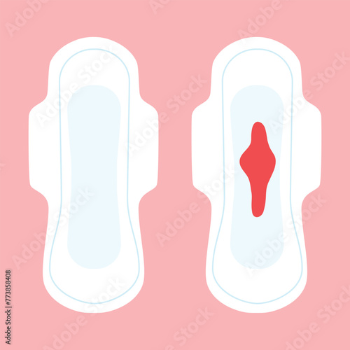 Big menstrual female pad