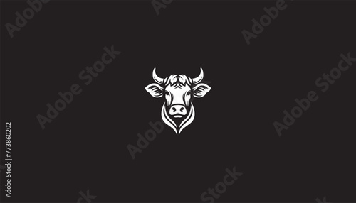 Cow, cow head design, cow design, cow face design art