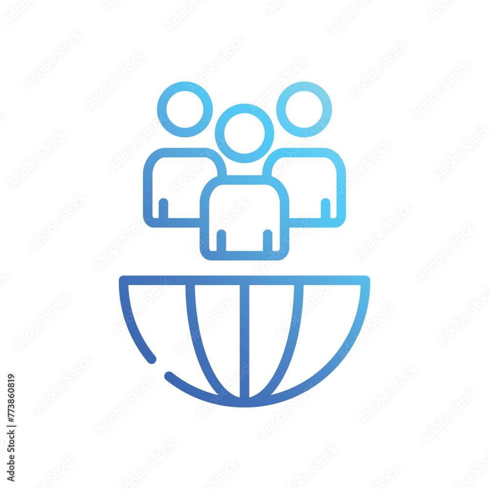 Outsourcing vector icon design Outsourcing vector icon design
