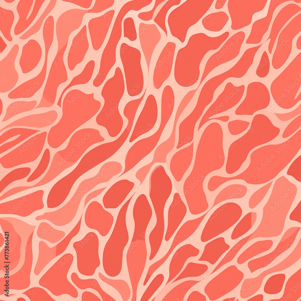 Coral thin barely noticeable line background pattern 