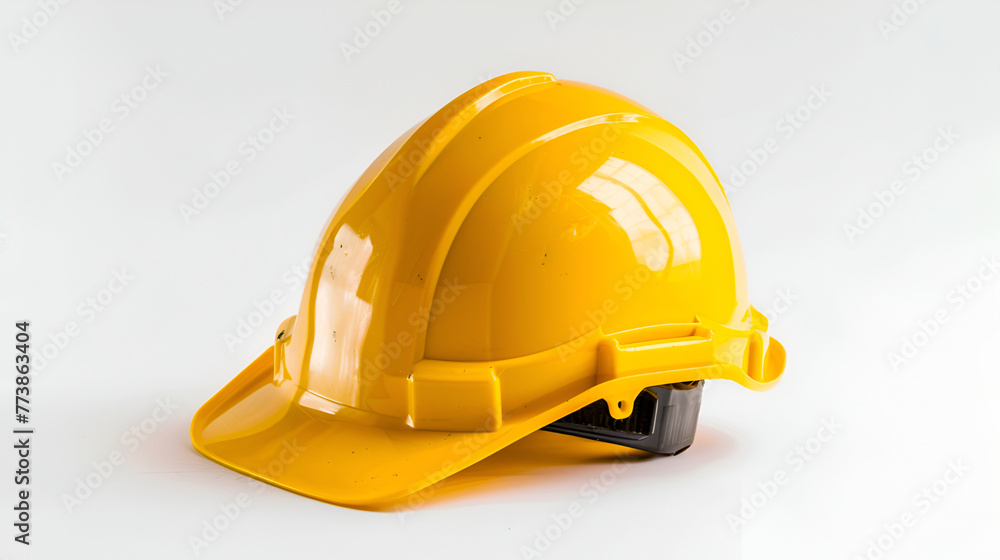hard hat on white hard hat on white