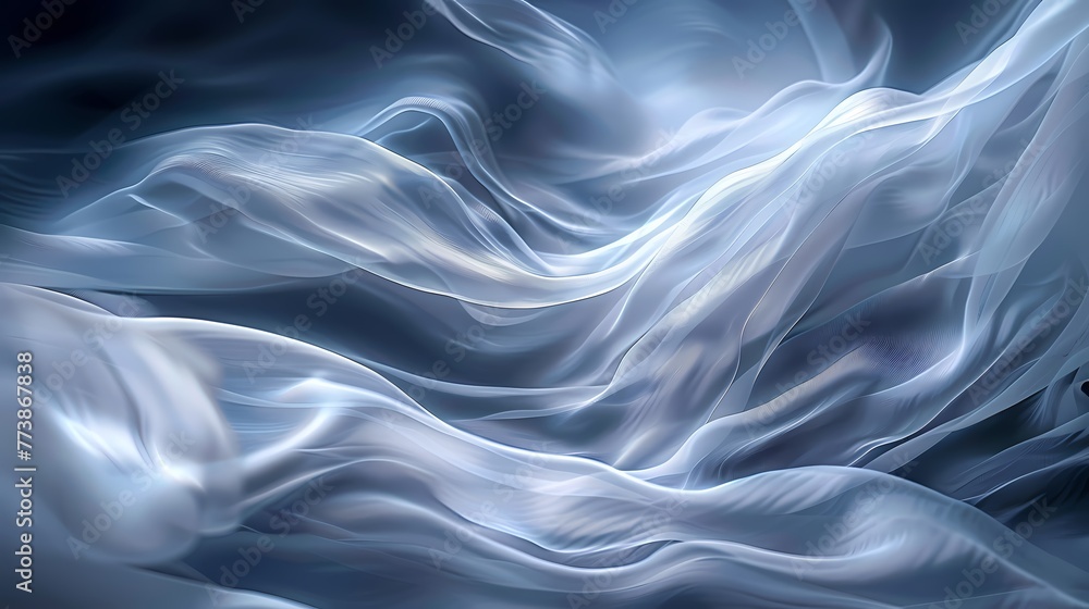 Digital technology silver and blue wave curve abstract poster web page PPT background Digital technology silver and blue wave curve abstract poster web page PPT background