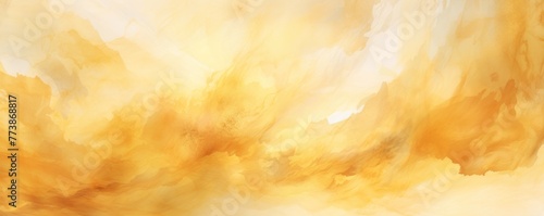 Gold light watercolor abstract background
