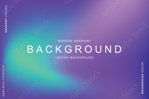 Colorful modern gradient background design
