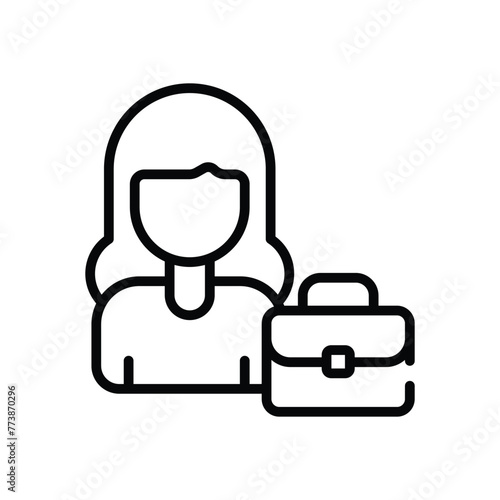Businesswomam vector icon design