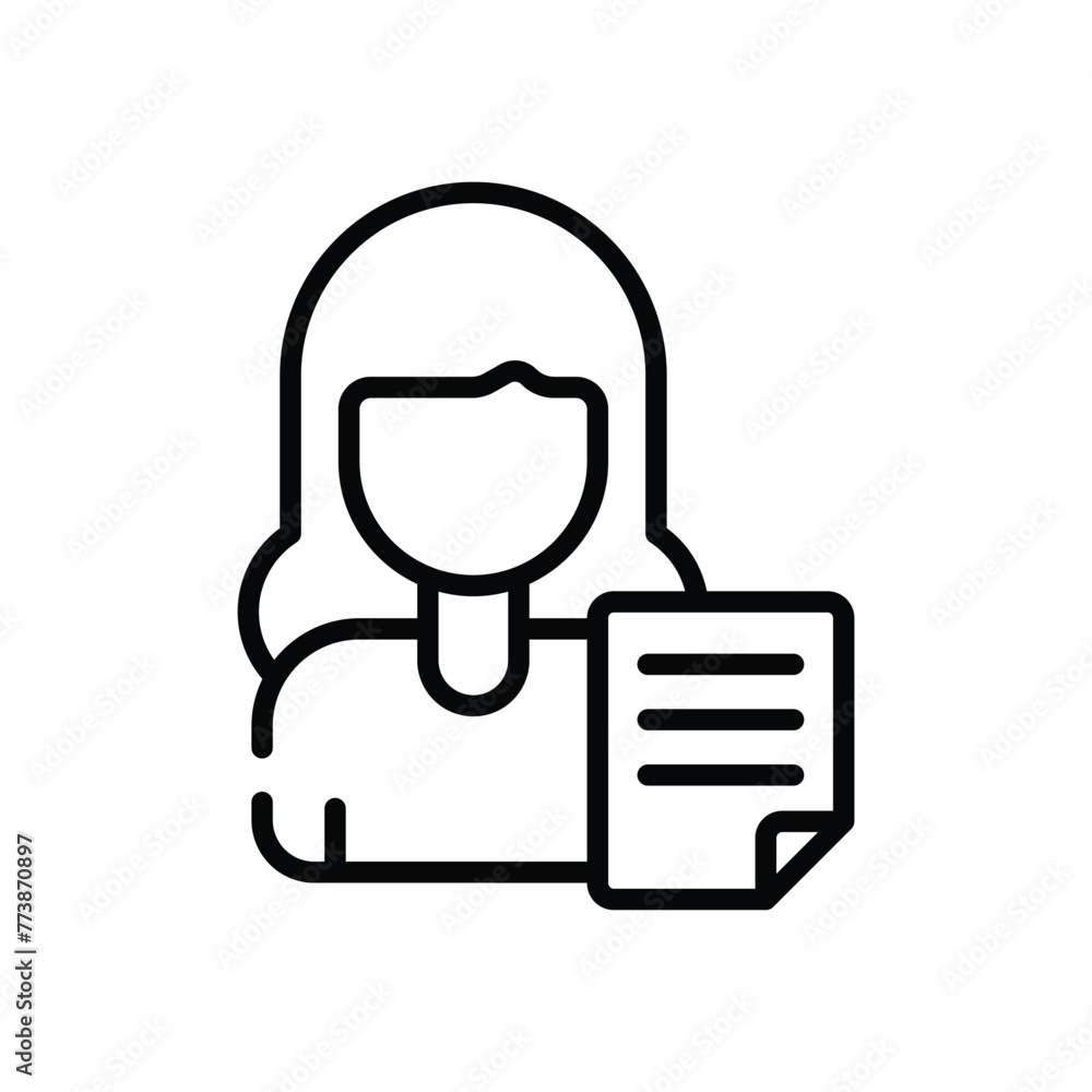 Employee vector icon design Employee vector icon design