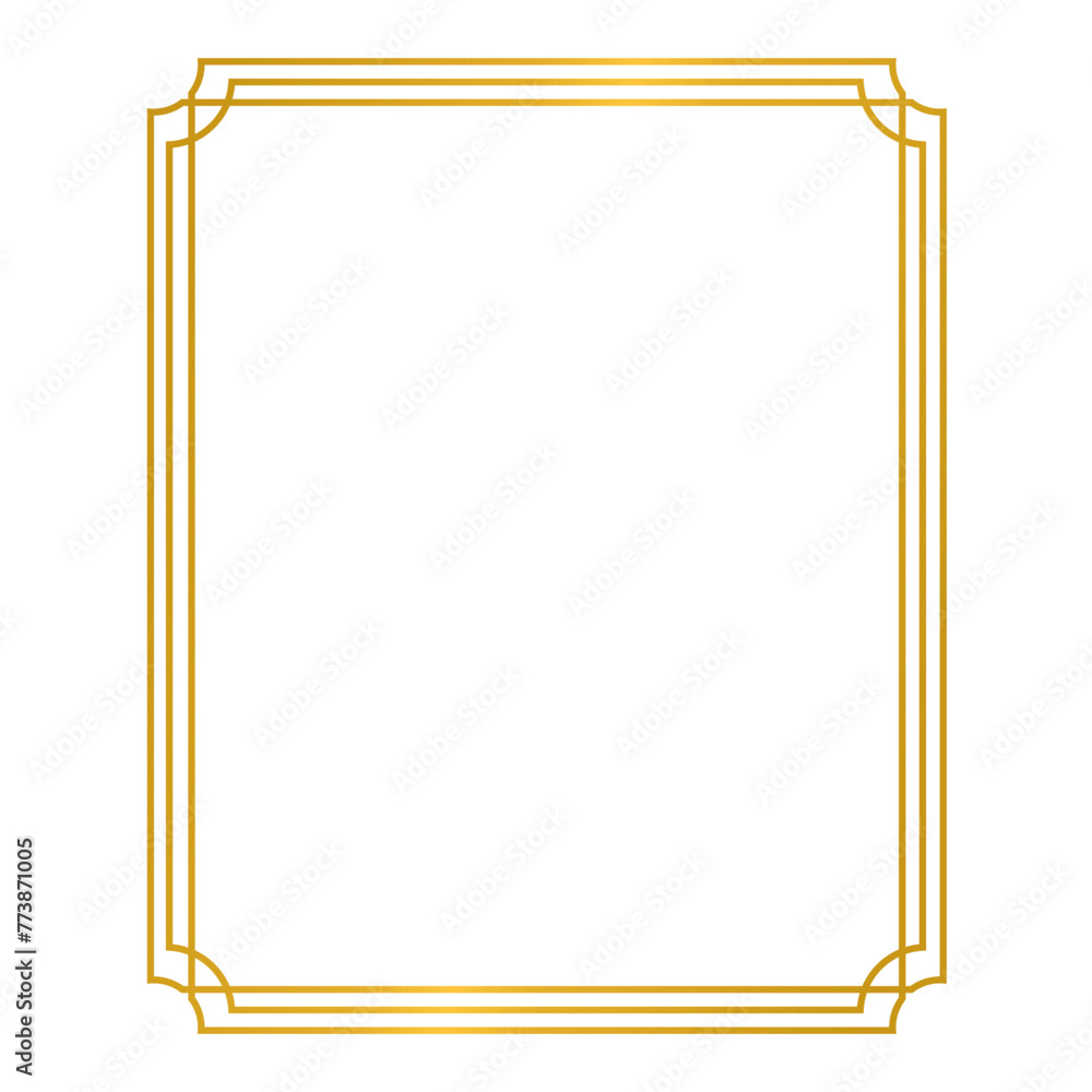 Gold Chinese border frame Gold Chinese border frame
