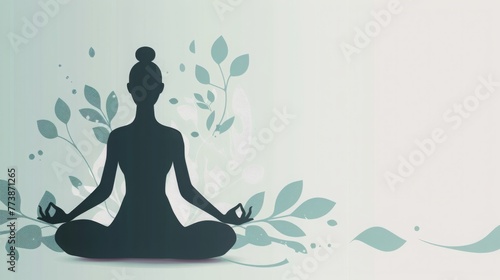Person Sitting in Lotus Position