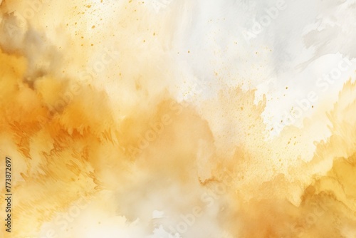 Gold watercolor abstract background 