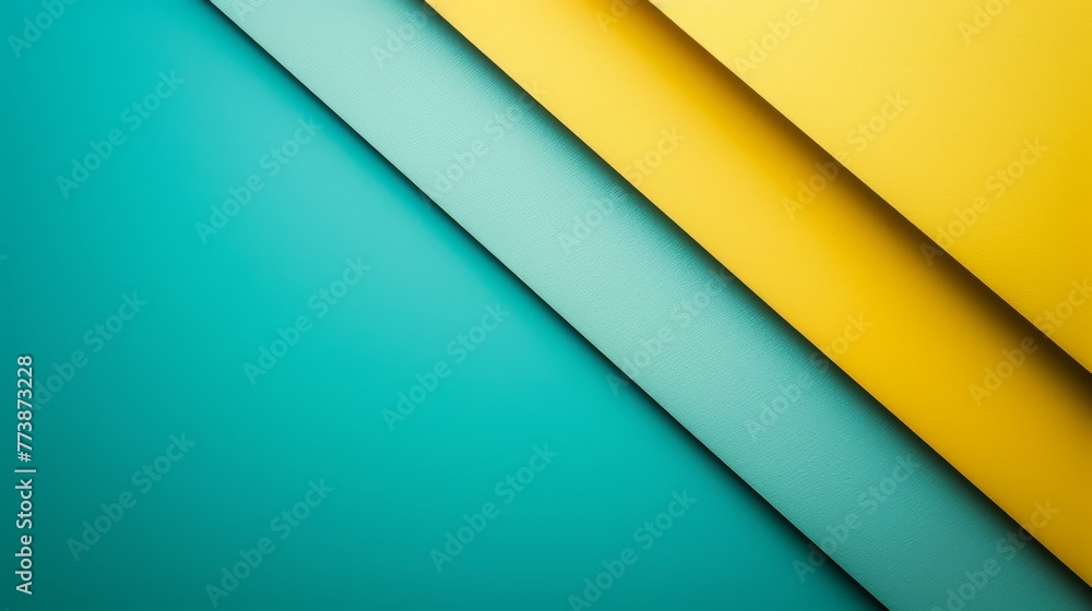 Diagonal striped pattern in a bold and vibrant contrast of teal and yellow colors.. Diagonal striped pattern in a bold and vibrant contrast of teal and yellow colors..