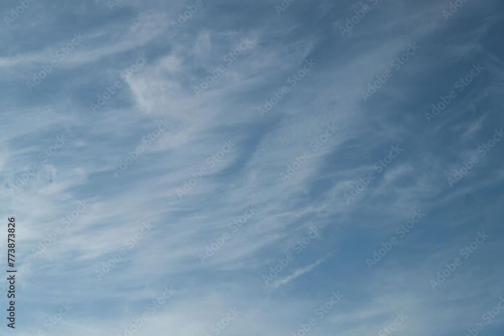 Cloudy sky background. texture of clouds and blue sky. Photo of the real sky