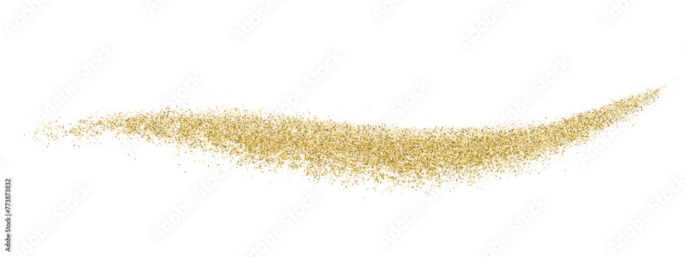 Naklejka premium Gold Vector Texture Pattern on White Background. Light Golden Confetti. Yellow Illustration Backdrop. Design Element. eps 10. 