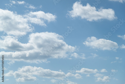 a photo of a cloudy sky. Sky background. natural clouds.