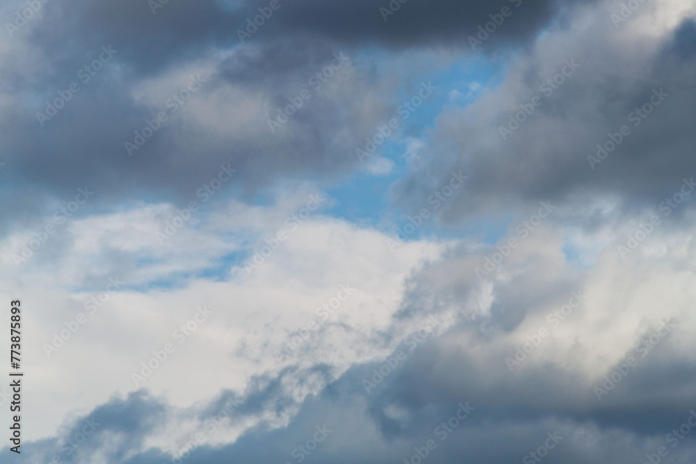 a photo of a cloudy sky. Sky background. natural clouds.