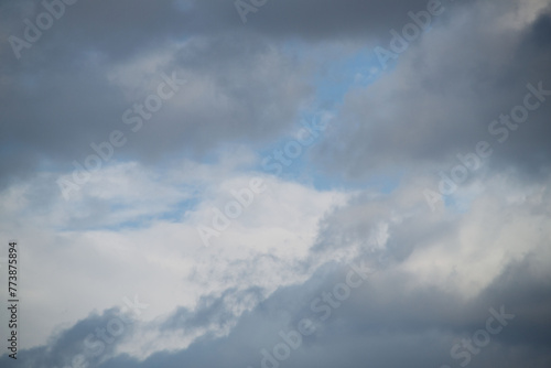 a photo of a cloudy sky. Sky background. natural clouds. © Andrii
