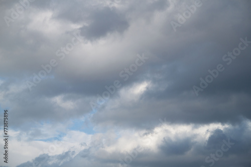 a photo of a cloudy sky. Sky background. natural clouds.