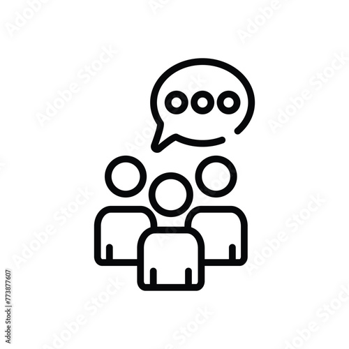 Online Consultation vector icon design