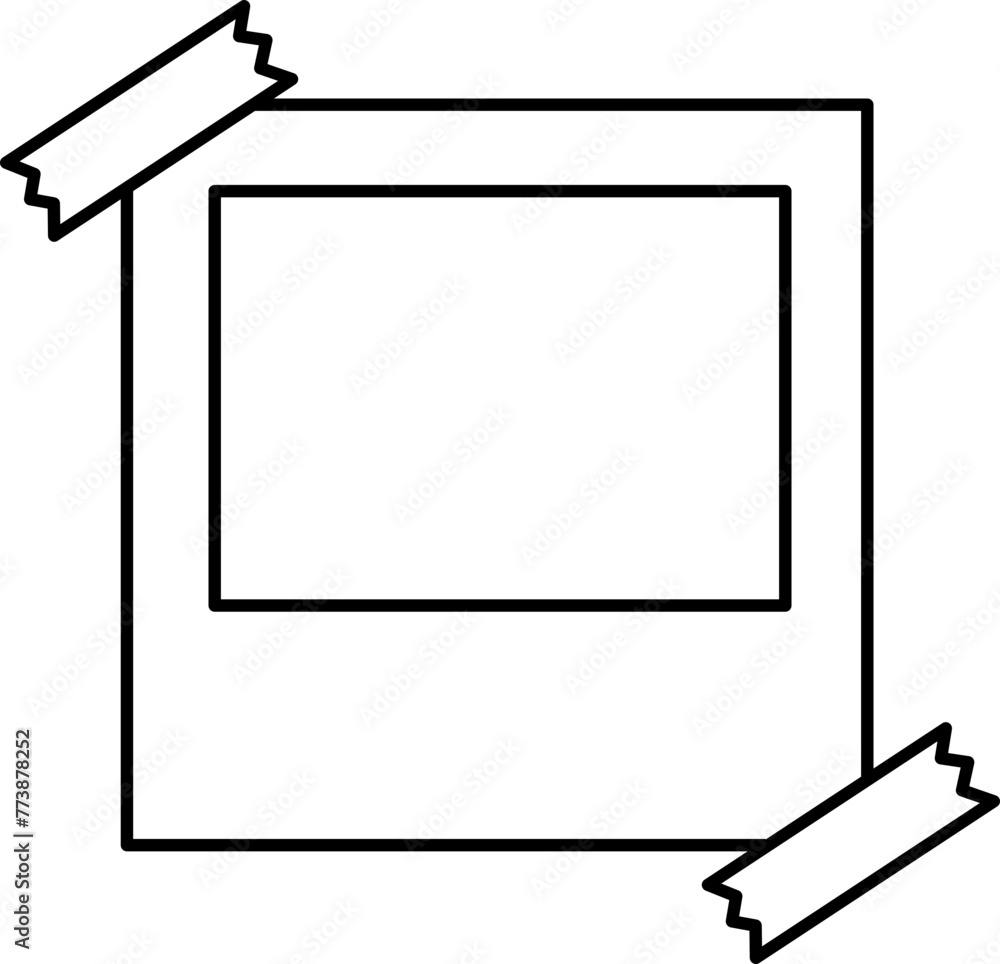 sticky note outline sticky note outline