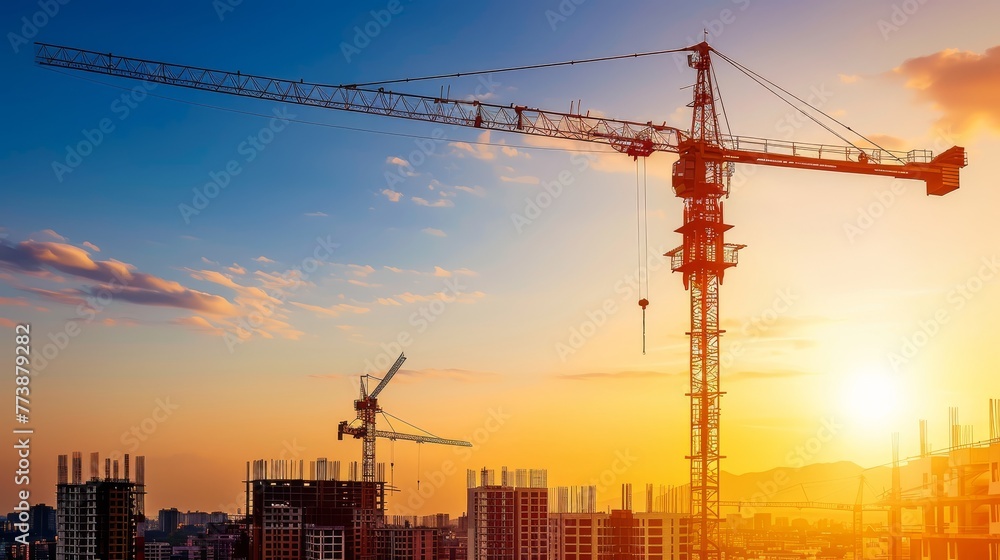 Construction workers and engineers working on high.Heavy industry and Safety at Work concept. Construction workers and engineers working on high.Heavy industry and Safety at Work concept.
