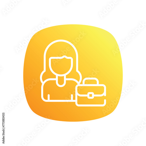 Businesswomam vector icon design