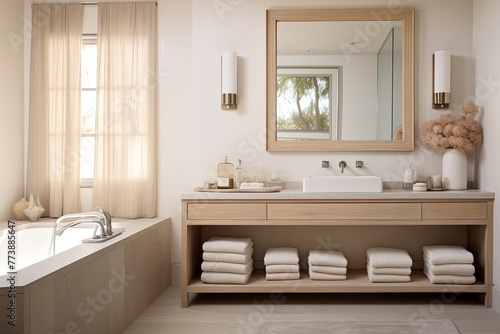 Neutral Elegance: Timeless Bathroom Design with Calming Spa-Like Inspirations