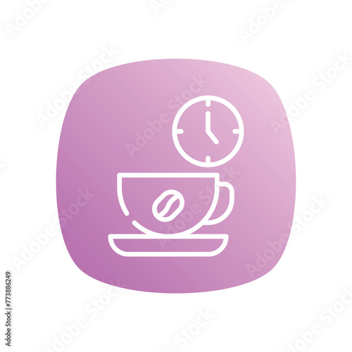 Coffee Break vector icon design